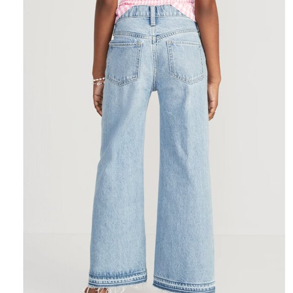 Old Navy High-Waisted Baggy Ripped Wide-Leg Jeans - Picture 2 of 6